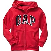 GAP boys Logo Hoodie Hooded Full Zip Sweatshirt