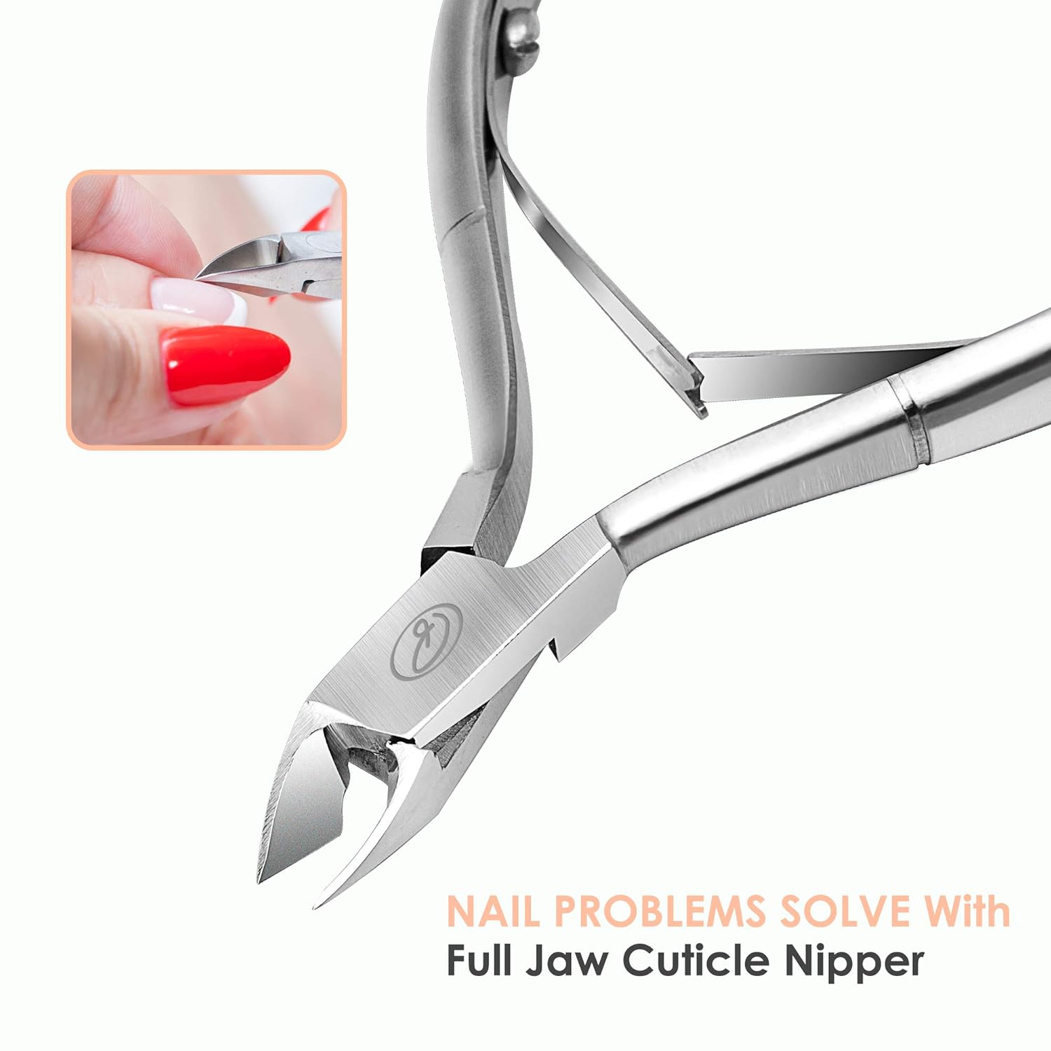 Professional Cuticle Cutter Trimmer Manicure Tools with Double Spring– Perfect Nail Care Tool for Manicure & Pedicure Beauty at Home/Spa/Saloon: Beauty