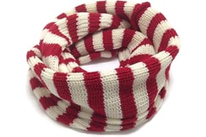 JELLYTREE Kids Winter Scarf Fashion Thick Knitted Warm Toddler Infinity Scarf Soft Neck Warmer for Boys Girls