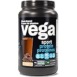 Vega Sport Protein Vegan Protein Powder, Mocha (19 Servings) BCAAs, Amino Acid, Keto Friendly, Tart Cherry, Gluten Free, Non 