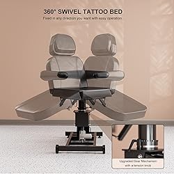 SyyBhb 360° Swivel Massage Table with