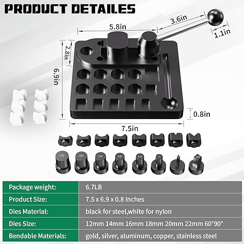 Ring Bender Tool for Spoon Rings Heavy Duty – Jewelry Ring Bending