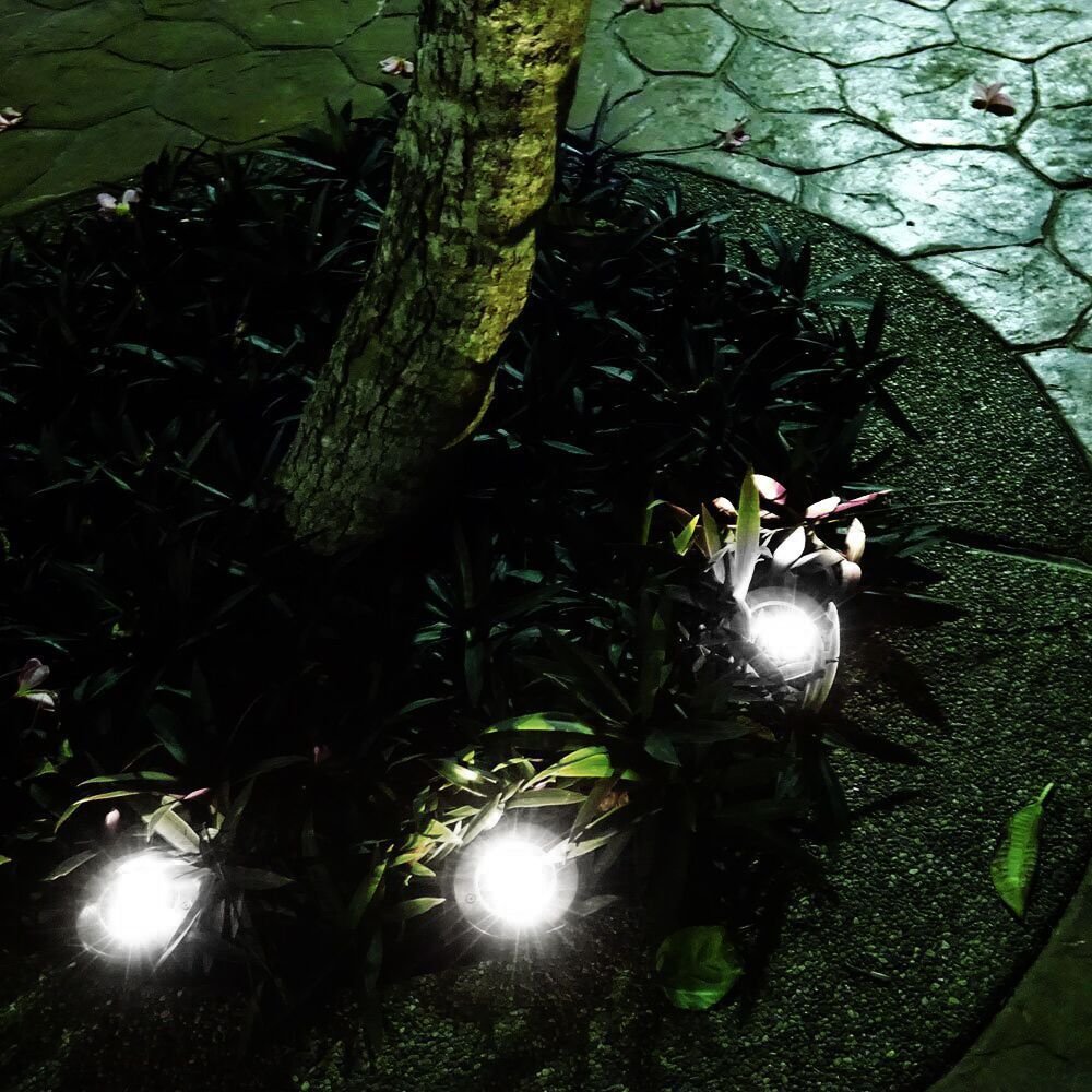 RMAN 8 Stück Solarleuchten Garten Licht Wasserdichtes IP65