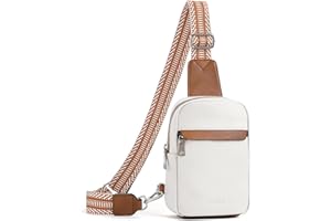 CLUCI Small Sling Bag for Women Vegan Leather Crossbody Chest Bags Trendy, Women's Fanny Pack