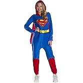 Rubies DC Comics Superheroes: Superman Comfywear for Adults, Women's Large