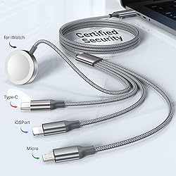 Renmou for Apple Watch Charger,4 in 2 Multi