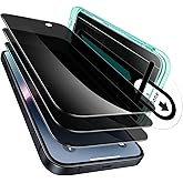 ESR 3 Pack for iPhone 16e/ iPhone 14/ iPhone 13/13 Pro Privacy Screen Protector, Anti-spy Tempered-Glass Privacy Screen Protector with Flawless Fit Tray