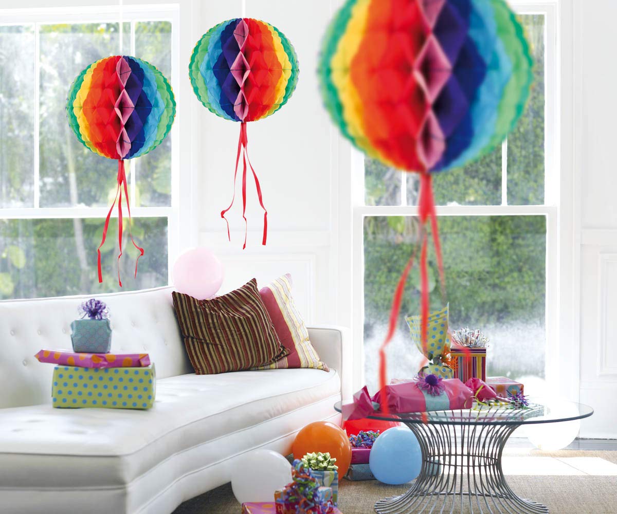 CREATIVE Folat - Ball Honeycomb - 30 cm - Multi Color