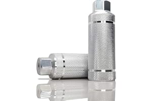 WADEKING WHW WADEKING Bike Pegs 4.3" Length,2 Pieces,Suitable for 3/8 inch Axles, Free-Style BMX Bicycles and Various Bicycles, Durable and Stylish Non-Slip (Upgraded Version Aluminum Alloy)