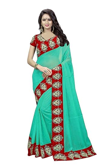 Winza Designer cotton with blouse piece Saree