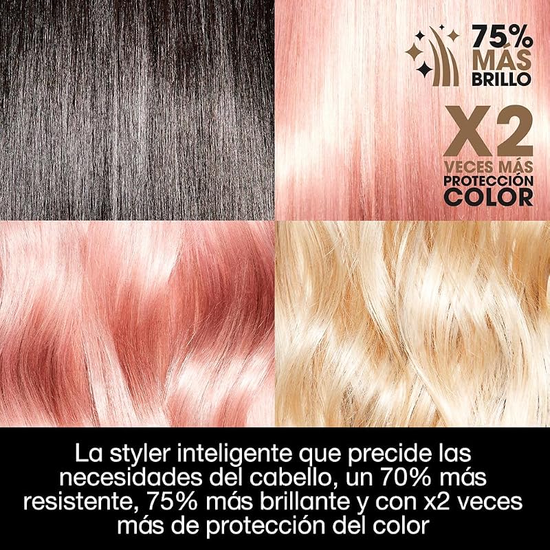 Platinum+ - Plancha de Pelo Profesional Inteligente - Negra