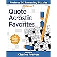 Quote Acrostic Favorites: Features 50 Rewarding Puzzles (Puzzle Books for Fun)