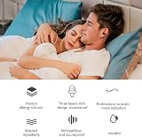 VEGCOO 30 Pairs Silicone Ear Plugs for Sleeping, Noise Reduction, Waterproof view 4