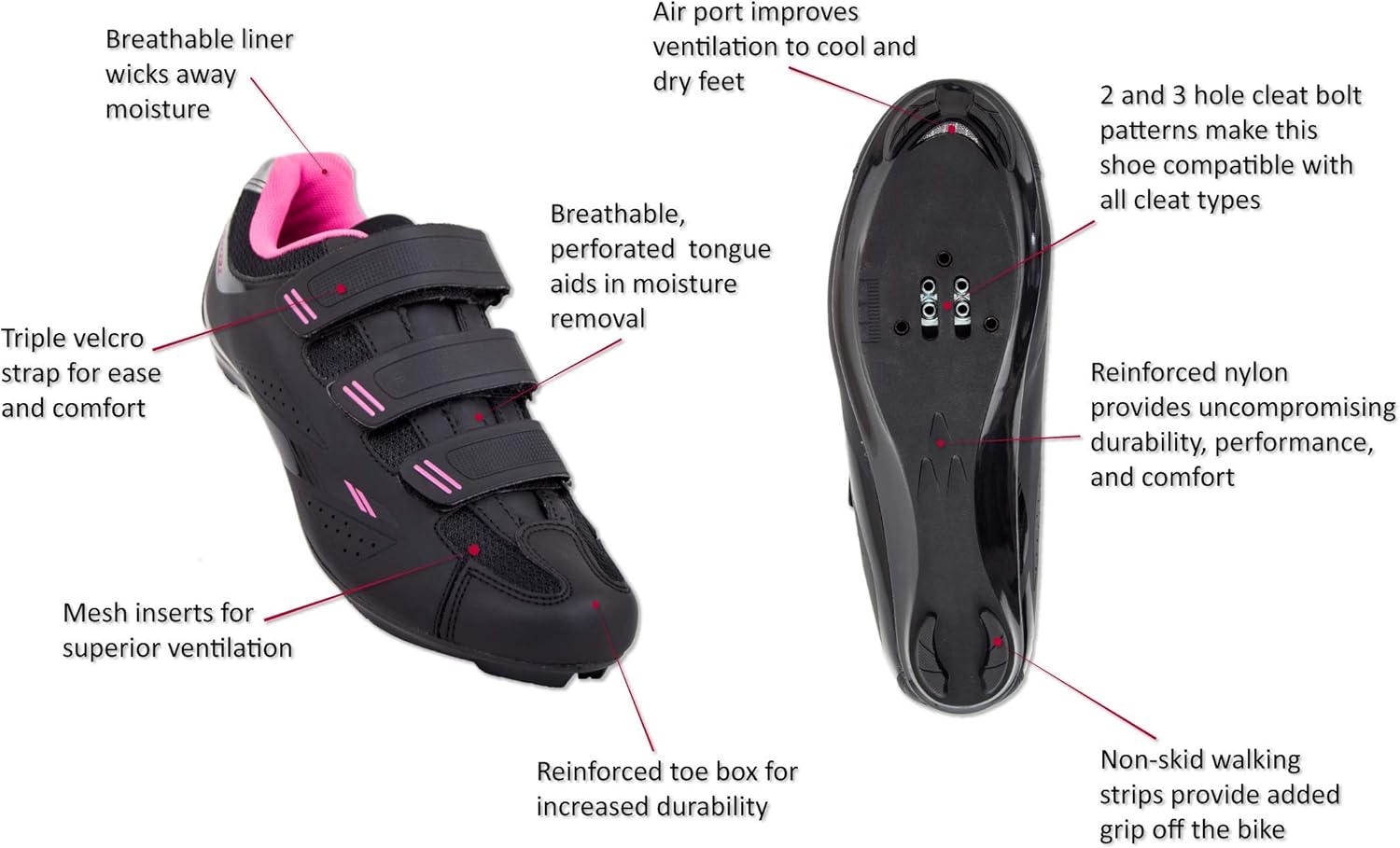  | Tommaso Pista Women's Road Bike Cycling Spin Shoe Dual Cleat Compatibility | Cycling