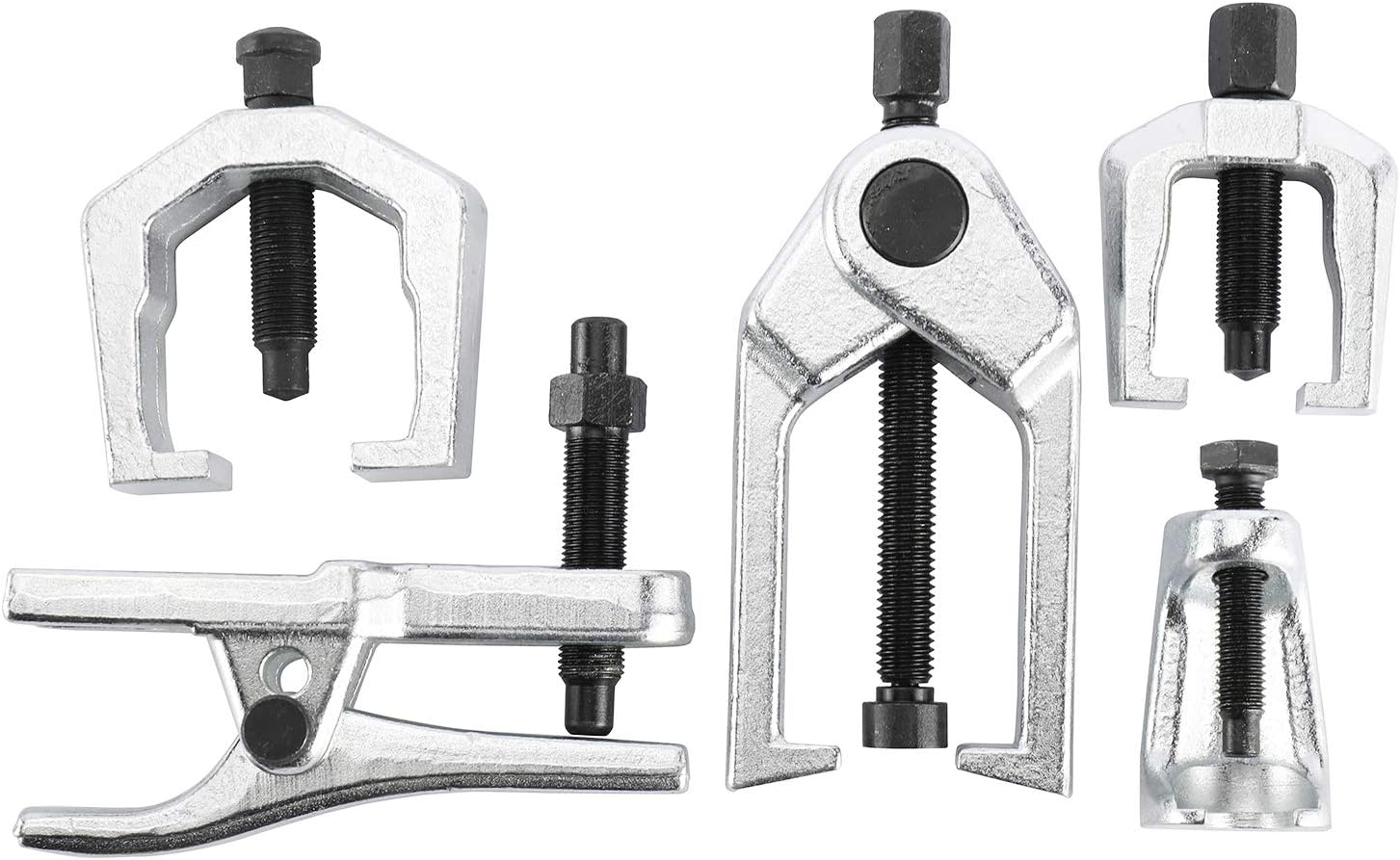 FreeTec 6pc Front End Service Tool Kit Ball Joint Separator Pitman Arm Tie Rod Puller, Blue - Image 4