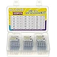 ALLECIN 5W Carbon Film Resistor Kit from 1 Ohm to 1M Ohm 25 Values 5 Watt 5% Resistors Assortment