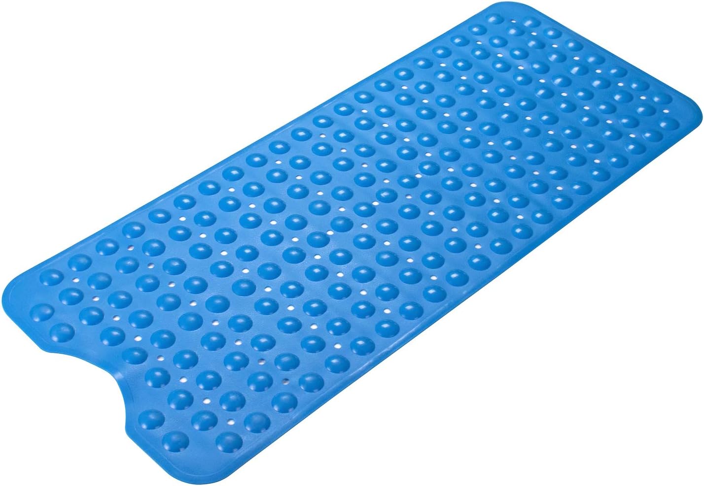 AmazerBath Bath Tub Mat, Larger Suction Cups Bath Mats with Strong Grip, Safe TPE Material, Machine Washable, Non-Slip Shower Mats for Bathroom, 39 x 16 Inches (Blue): Home & Kitchen