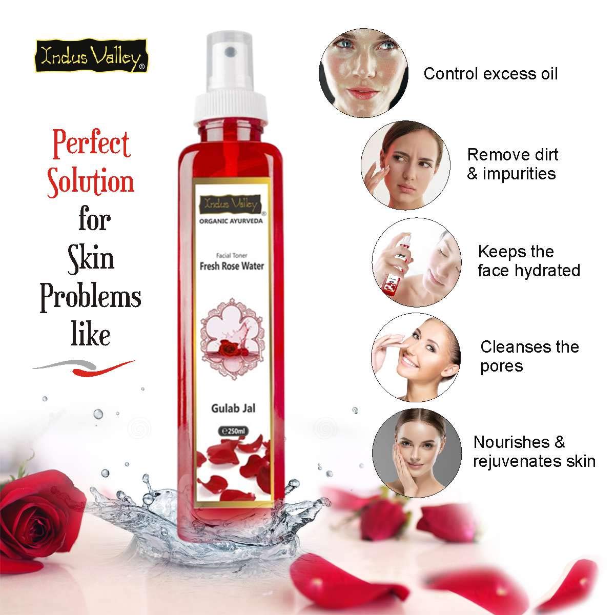 indus valley rose water
