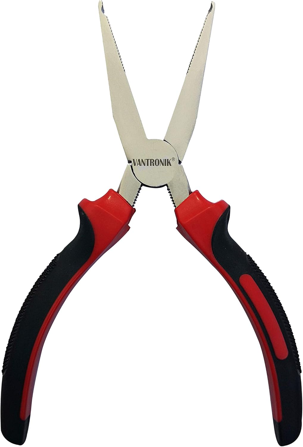 Fuse Puller, Serrated Teeth Rounded Grooves, Thin FlatNose Duckbill