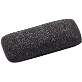 Staples TECH Beaded Keyboard Wrist Rest, Non-Slip, Black | Ergonomic bead-filled cushion for comfortable everyday office typing.
