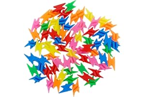 Juroicessry 72Pcs Colorful Bike Spoke Beads Mixed Color Small Bike Wheel Spoke Decorations，Bike Components and Parts