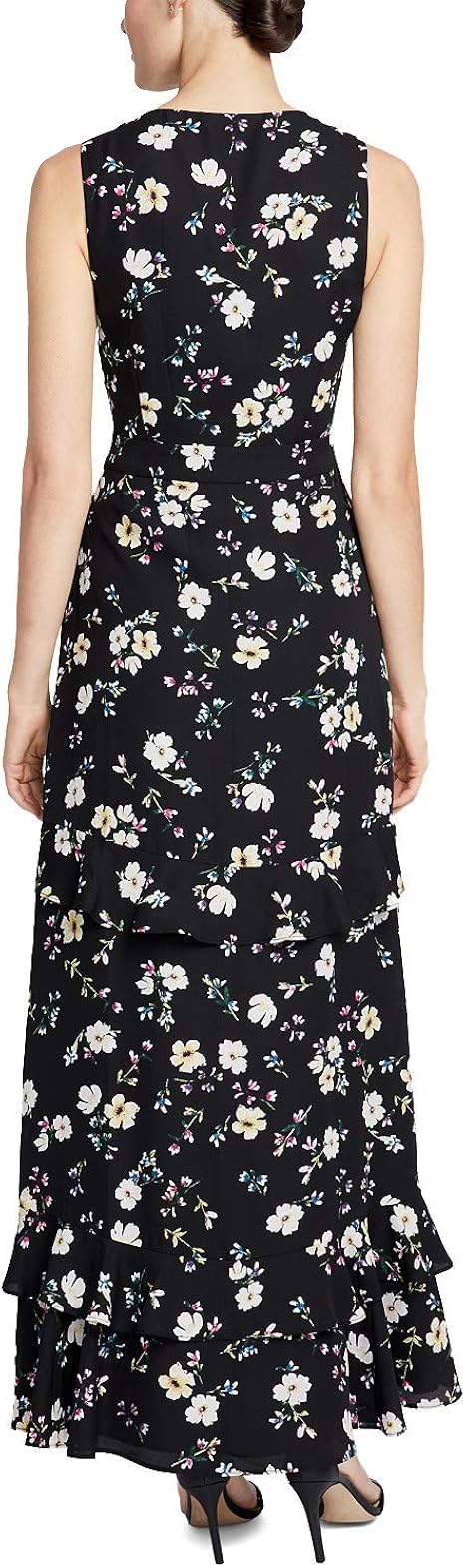 moira ruffle maxi dress