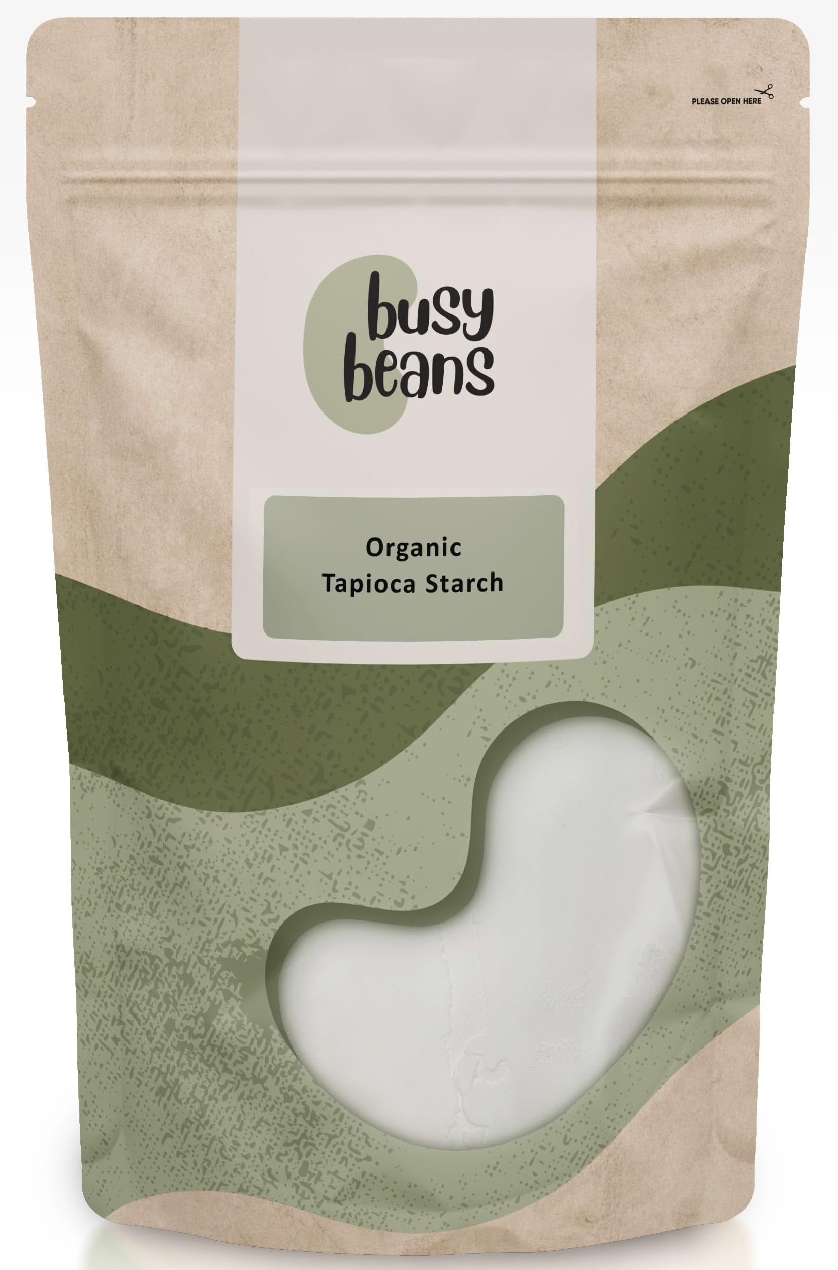 Organic Tapioca Starch - Certified Organic - by Busy Beans Organic (2kg)