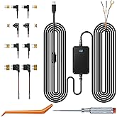 TERUNSOUl Dash Cam Acc Multi-Size Hardwire Kit with Voltage Indicator for Dash Camera 9.8Ft, Red: Acc Power, Yellow:Constant Power