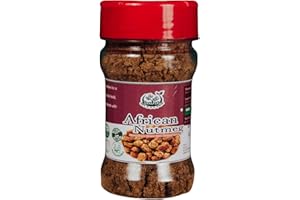 JAUNTY GROUP African Calabash Nutmeg (Unpeeled Whole Seeds) – 80g | 3 oz Aromatic Culinary Spice for Traditional & Gourmet Cooking