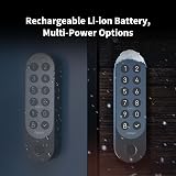 Aqara Smart Lock U200 Fingerprint Keypad Matter over Thread Black view 8