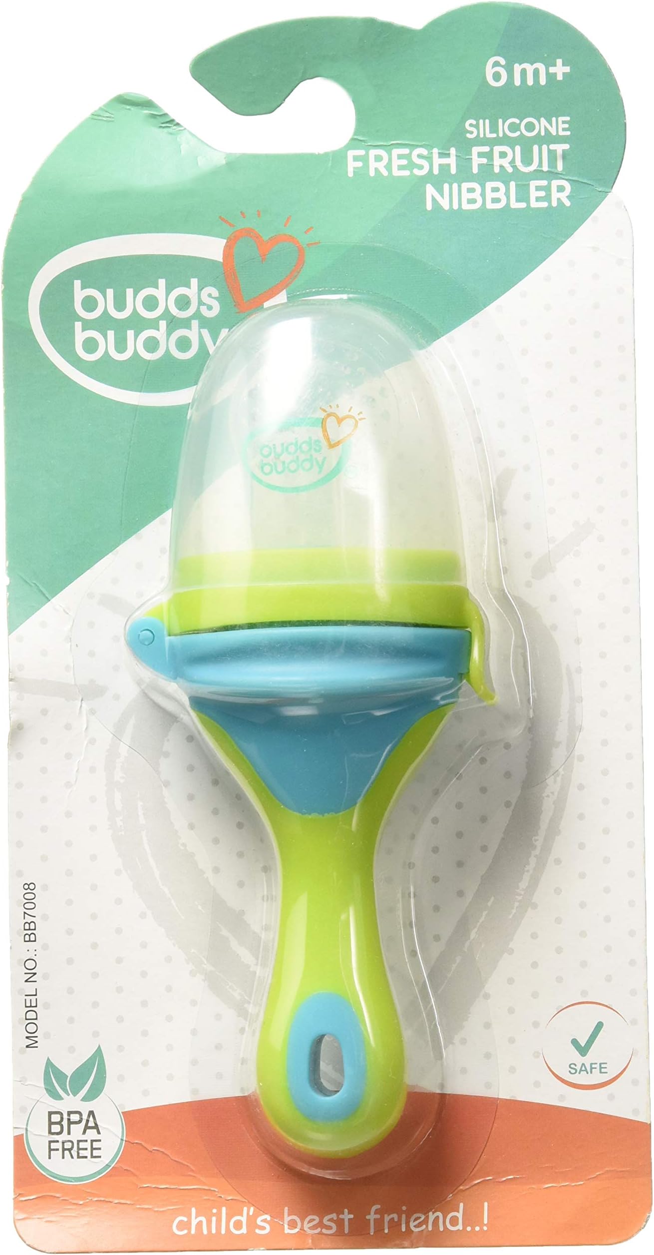 Buddsbuddy BB7008 Fruit and Food Nibbler, Green