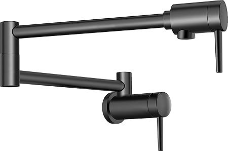 Delta Faucet Contemporary Wall Mount Pot Filler Faucet Matte