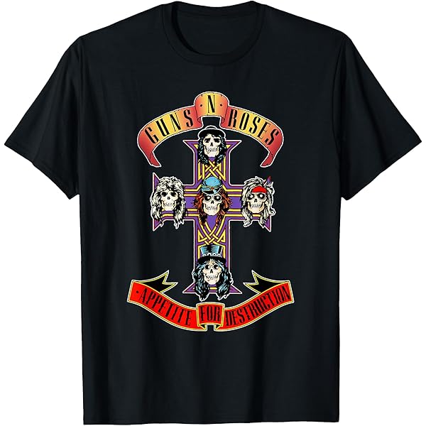 Amazon.com: Guns N' Roses Not in This Lifetime Premium Tri-blend T