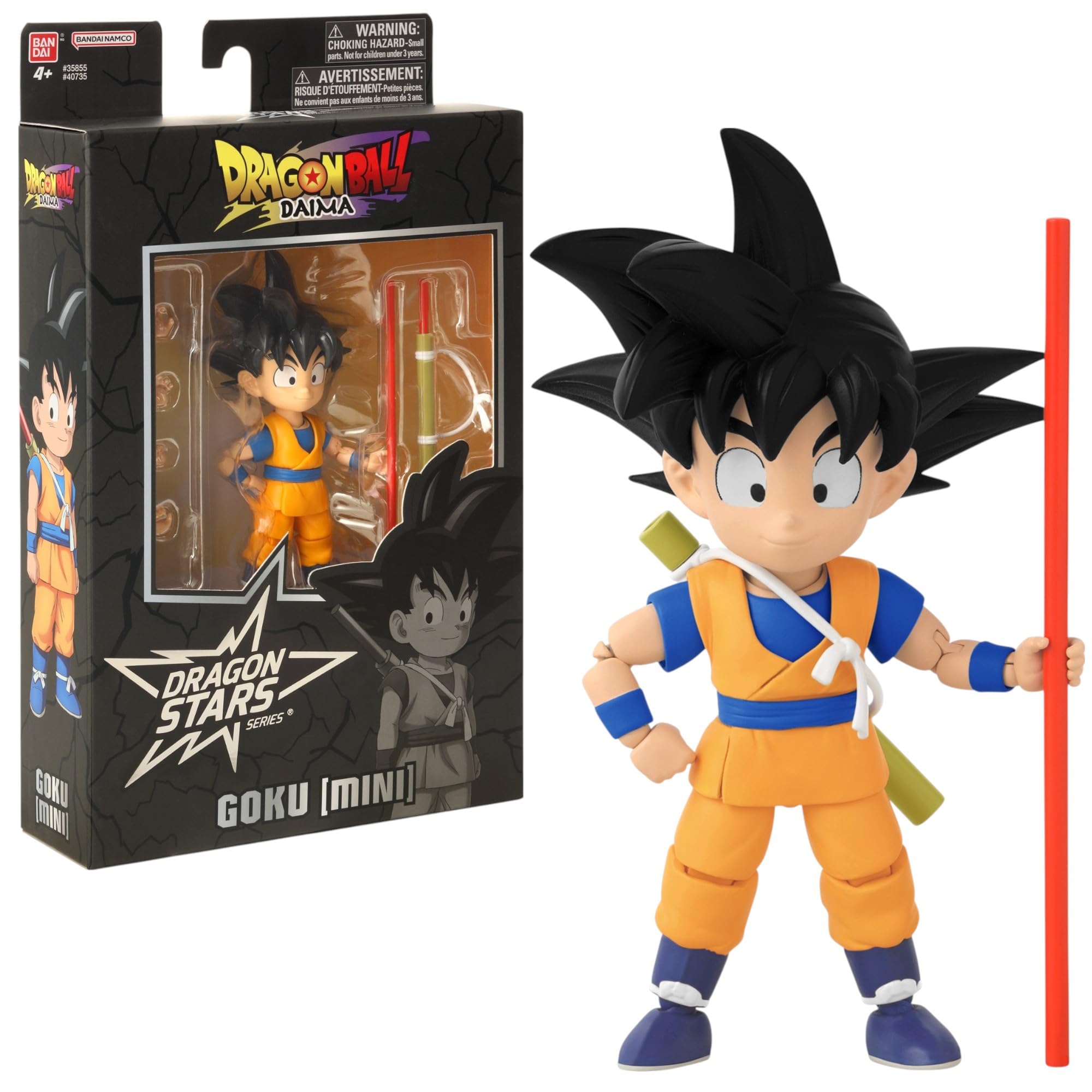 BANDAI Dragon Stars Kid Goku Action Figure | 17cm Articulated Dragon Ball Figure