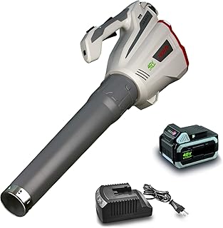 IKRA Akku Laubbläser IAB 40-25 inkl. 40V Akku &amp; Ladegerät, Turbotaste max. 320 km/h