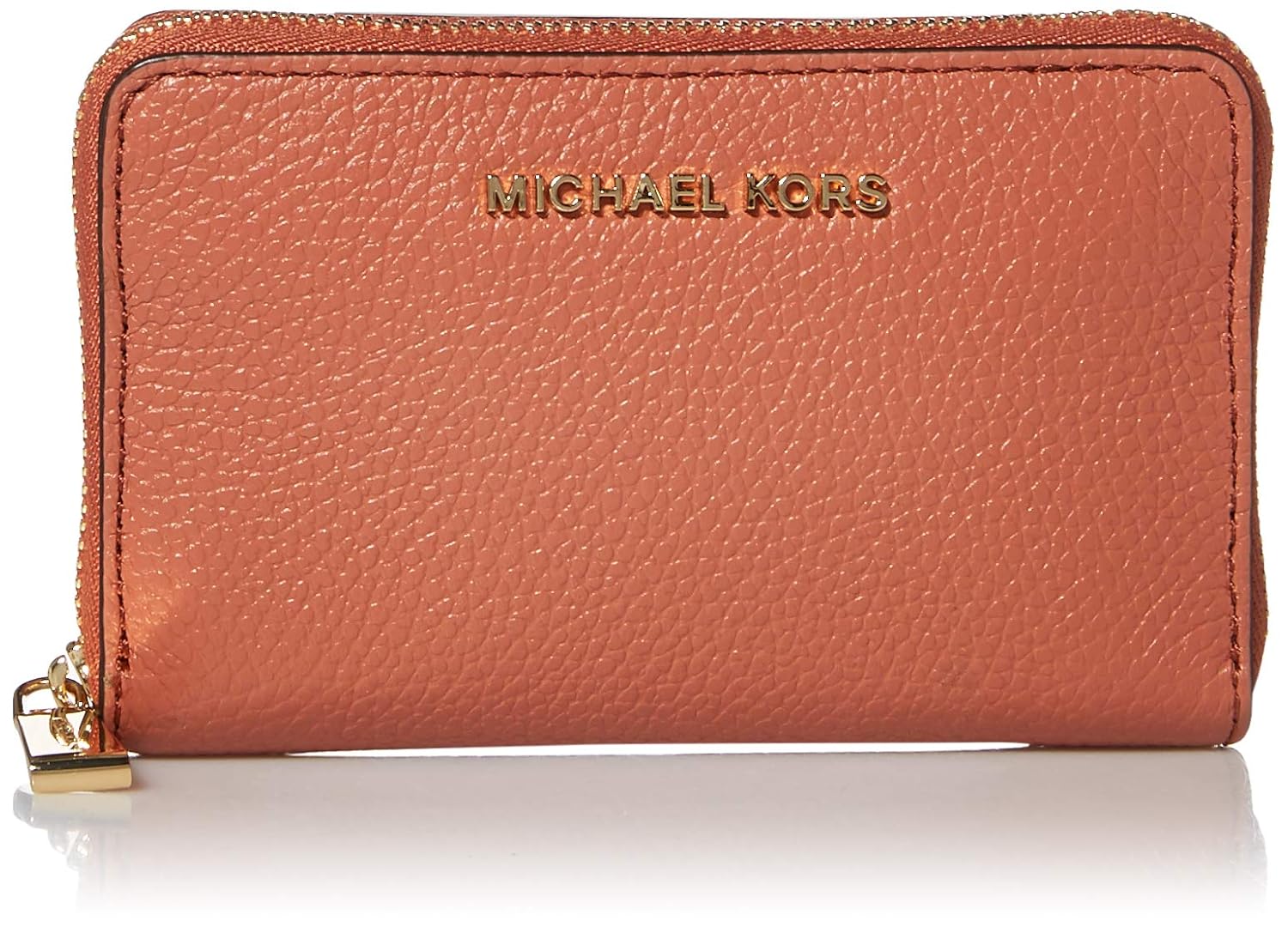 Michael Michael Kors Jet Set Small Zip Around Card Case Sunset Peach One Size Amazon In Shoes Handbags