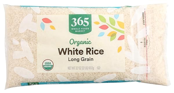 365 BY WHOLE FOODS MARKET, ORGANIC LONG GRAIN WHITE RICE, 32 OUNCE