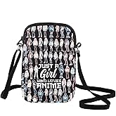 LEVLO Anime Fans Crossbody Bag Anime Lover Gift Just A Girl Who Really Loves Anime Shoulder Bag Cartoon Anime Merch