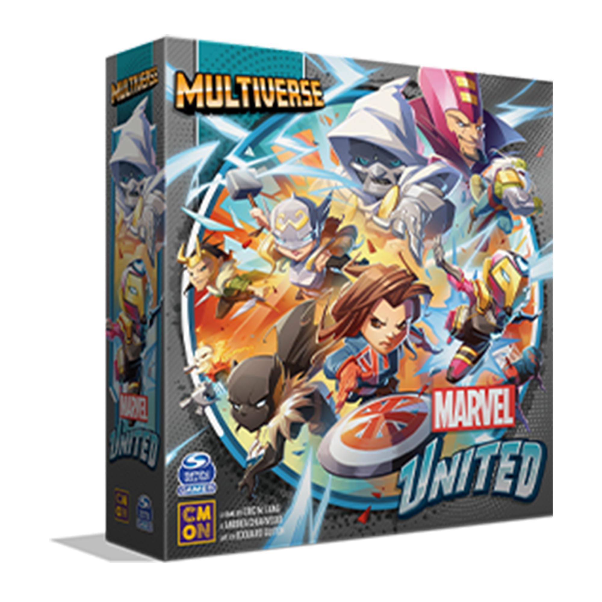 CMON | Marvel United: Multiverse | Miniatures Board Game | Ages 14+ | 1-5 Players | 45+ Minutes Playing Time