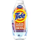 Tide Deep Cleansing Fabric Rinse with 3X Odor Power, Spring Meadow, 48 oz