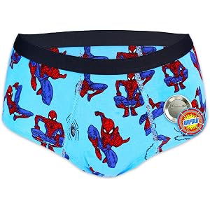 Spider-Man MeUndies Underwear for Women Bundle - Cheeky Brief Panties Set | 1 Pair of Spiderman Cheeky Brief Panties for Teen