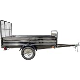 DK2 4.5 x 7.5 Drive-Up Gate Utility Trailer, Load Capacity 1639 lb, Deck Length 7.5 ft, Deck Width 4.5 ft, Model# MMT5X7-DUG