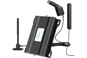 FUSTAR RV Cell Phone Signal Booster for Car RV Truck OTR Vehicle Car Cell Phone Booster RV 5G 4G LTE Band 13, 12, 17 Verizon T Mobile Signal Booster RV AT&T Signal Booster RV Cell Booster Extender for Car RV