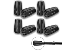 8Pcs Trekking Pole Accessories Durable Replacement Black Diamond Trekking Pole Rubber Tips for Hiking Poles for All Common Tr