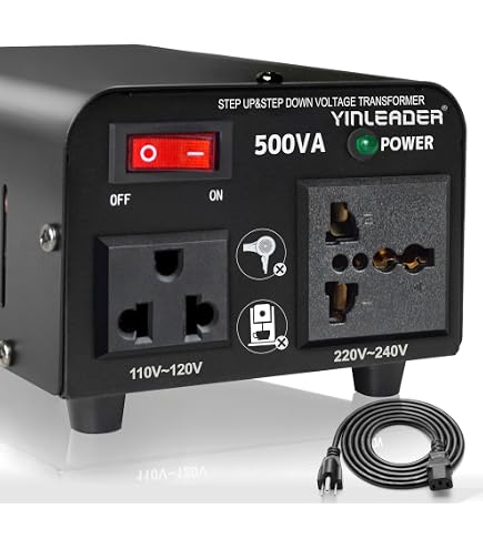 Convertitore Di Tensione Step-Up Seven Star SS214 &ndash; 120V A 220V &ndash; 50W Max &ndash; Bianco