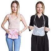 Mastectomy & Post Surgery Drain Carrier Belt & Shower Holder (Two Pack Pink/Pink)