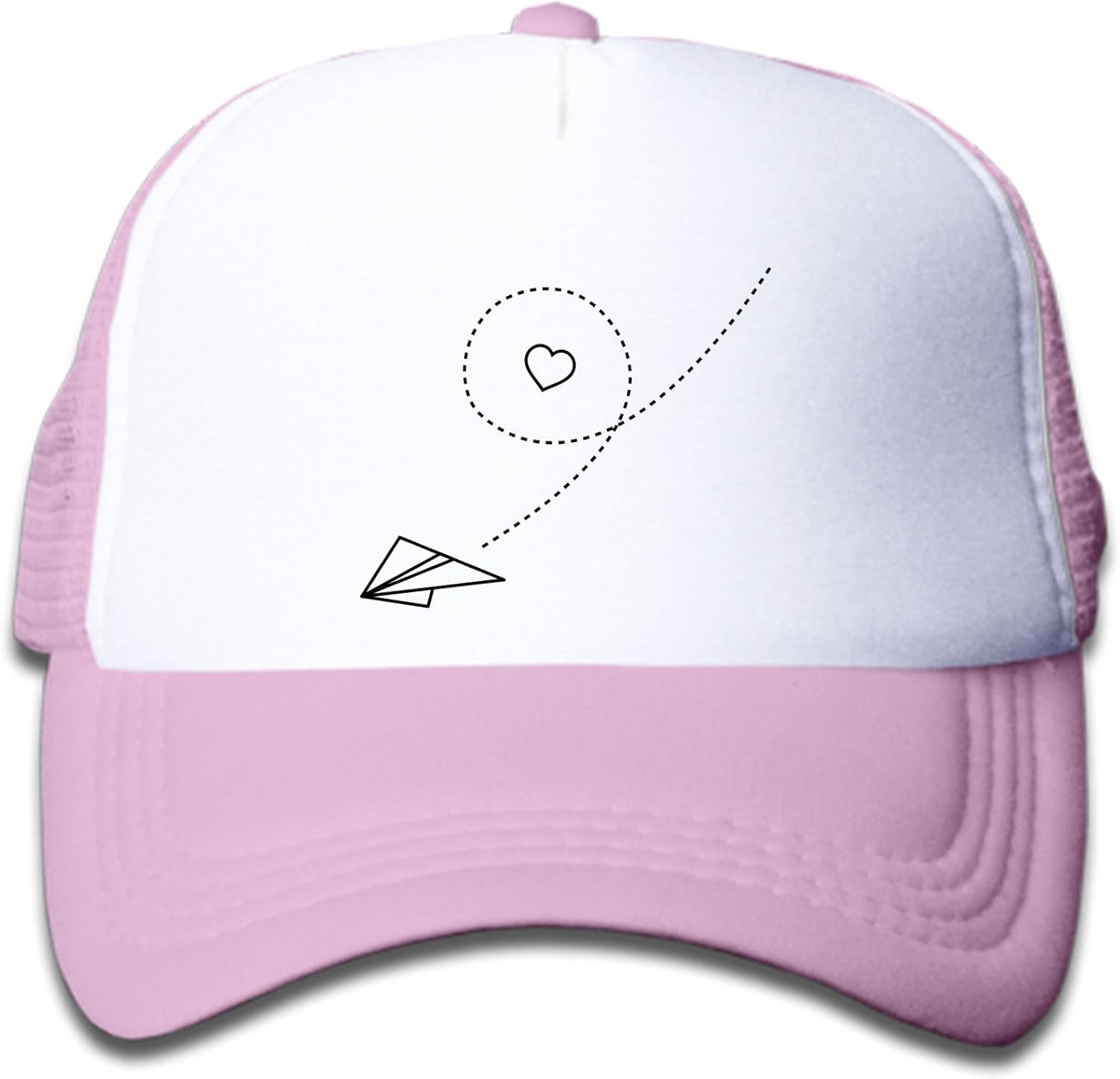 pink paper plane hat