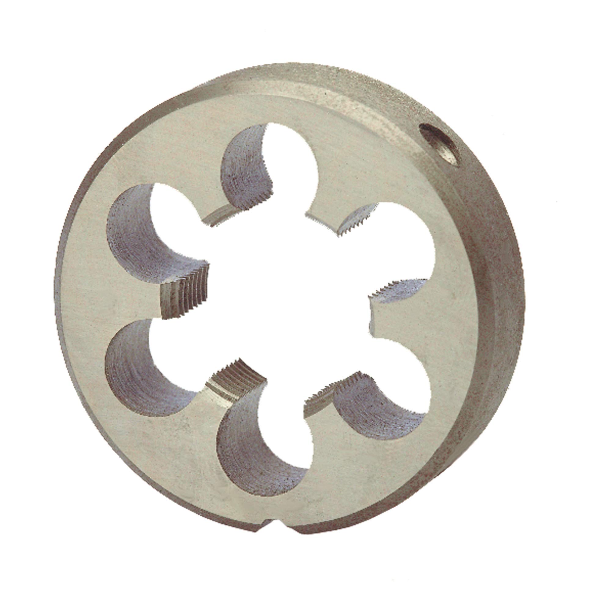 Ruko HSS Round Die, DIN EN 24231, Ground, Bright Finish, G 1/4 inches Nominal Thread Size, R240014
