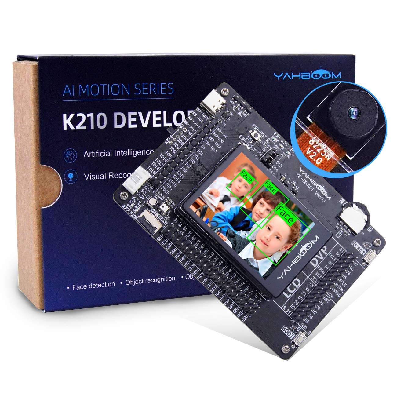 Mua K210 Developer Kit with AI Vision RISC-V Face Recognition Camera ...