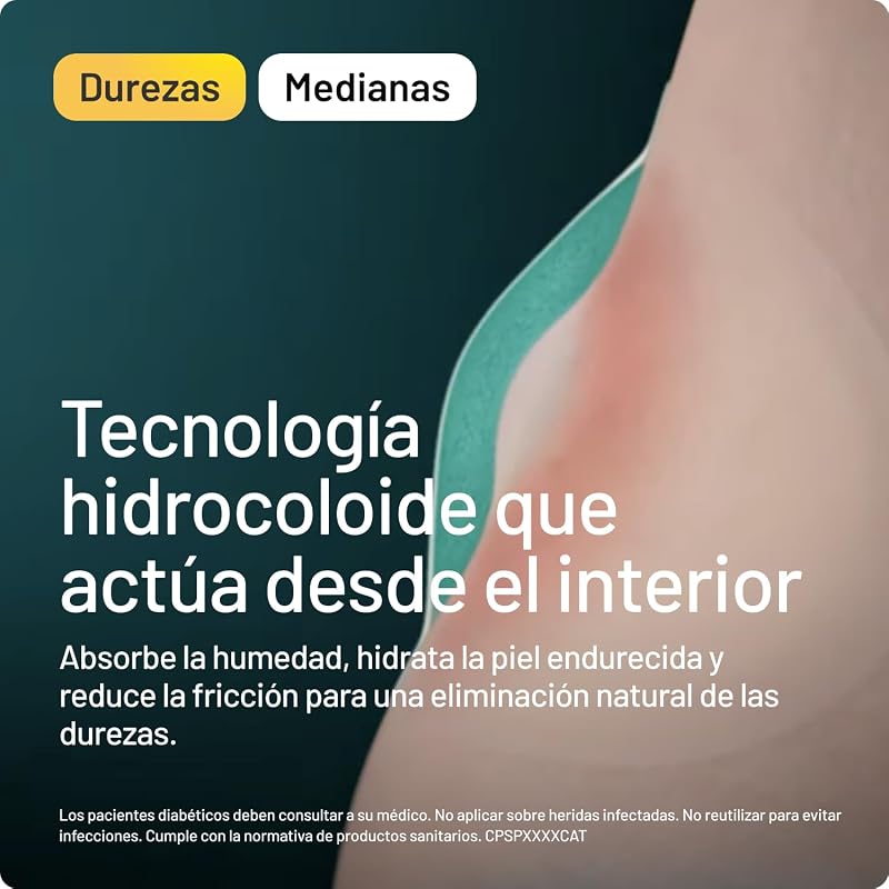 Durezas Medianas, Apósitos Hidrocoloides Pies, Pack 6 uds